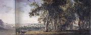 SANDBY, Paul View of WIndsor from Snow Hill oil painting artist